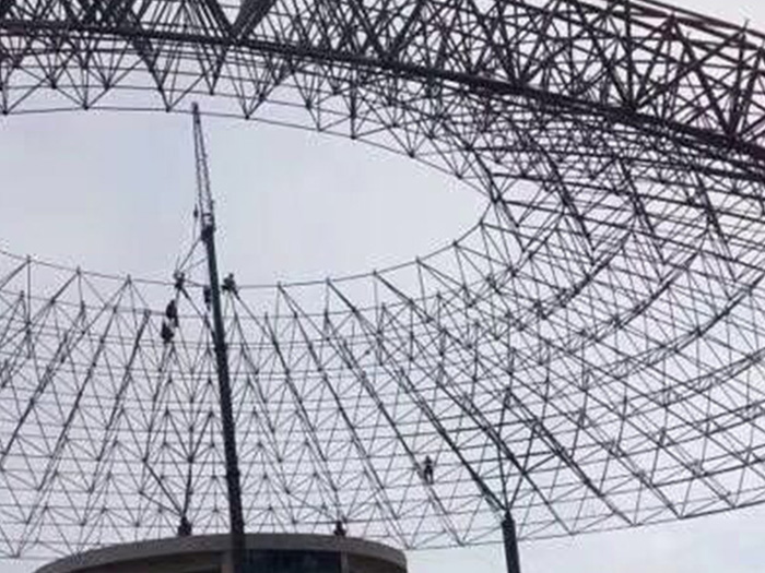 成都篮球馆球形网架厂家价格